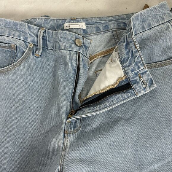 Good American Good 90s Womens Light Blue Denim Jeans Size 12 31 GNIC206T - Picture 13 of 13